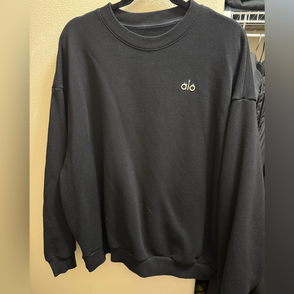 ALO Yoga Accolade Crewneck Sweater black L